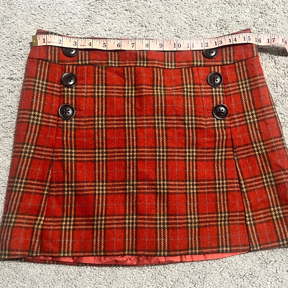 GAP Plaid Mini Skirt